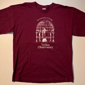 Vtg University Of Chicago Yerkes Observatory Architecture 90’s Y2K T-shirt XL